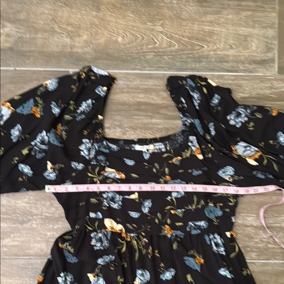 Maurices Black Sheath Dress with Puff Sleeves and Square Neck - Picture 8 of 11